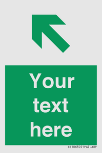 Custom Safe condition: Green Up left arrow